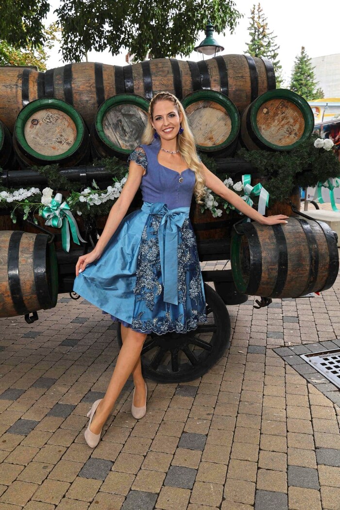 Fassl finery: Miss Europe Beatrice Turin.