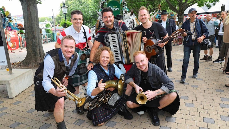 Keine Wiener Wiesn ohne die Lauser: „Für uns ist das quasi ein Fix-Termin!“. (Bild: Tuma Alexander/Starpix/ Alexander TUMA)