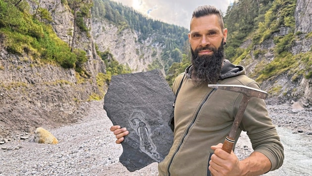 The "Bergkrone" was on the road with Carinthian amateur palaeontologist Karl Weiss. (Bild: Wallner Hannes)