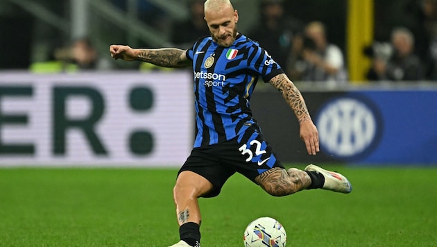 Inter-Verteidiger Federico Dimarco (Bild: AFP/APA/Gabriel BOUYS)