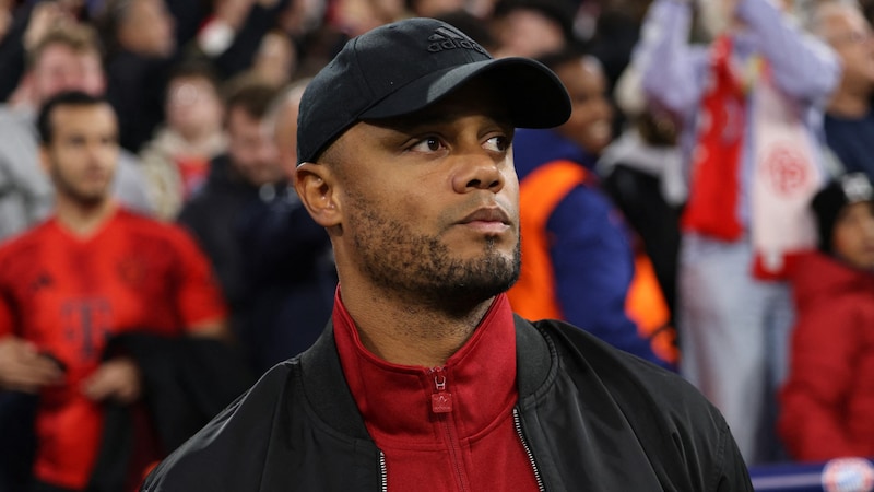 Mittlerweiel sitzt Vincent Kompany auf der Trainerbank der Bayern. (Bild: AFP/APA/Alexandra BEIER)