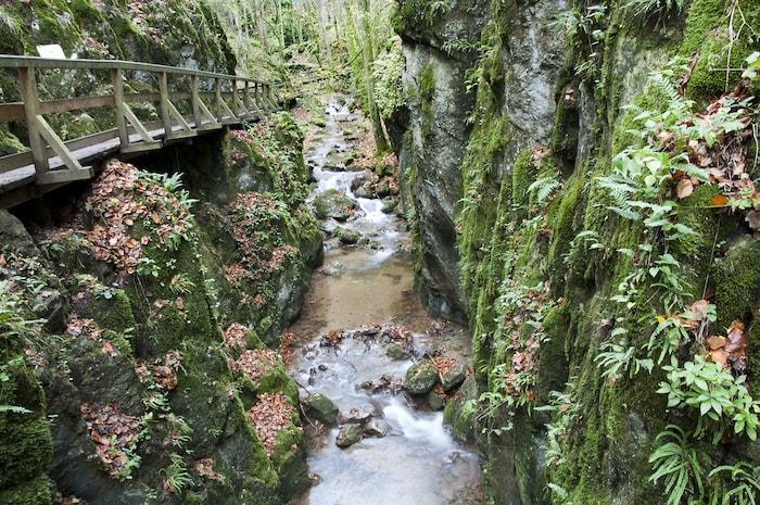 Die Johannesbach Klamm ist seit Montag wieder begehbar. 