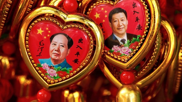 Mao Zedong ist unter Staats- und Parteichef Xi Jinping wieder hoch im Kurs. Die Spannung zwischen dem Gestern und dem Morgen wird immer deutlicher.  (Bild: REUTERS)