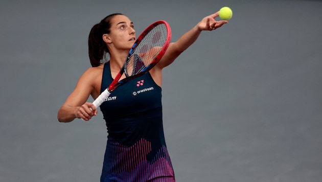 Caroline Garcia is "exhausted from the anxiety". (Bild: AFP/APA/ULISES RUIZ)