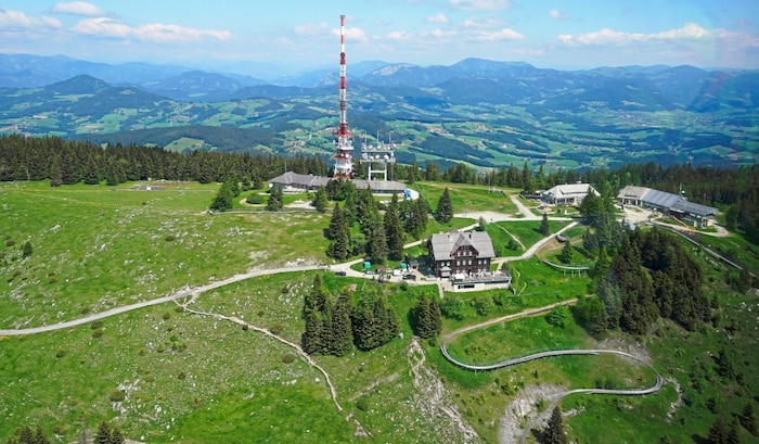 The Stubenberghaus has been on the Schöckl for 130 years.