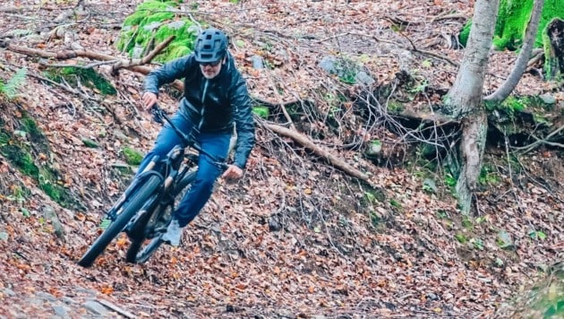 E-Biken im Wald und auf Forstwegen ist nicht ganz ungefährlich (Symbolbild).