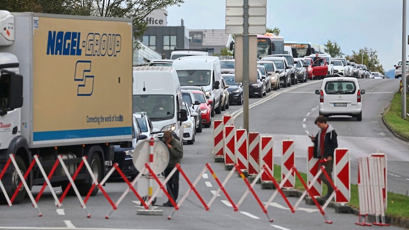 Traffic jams formed around the meeting. (Bild: Birbaumer Christof)