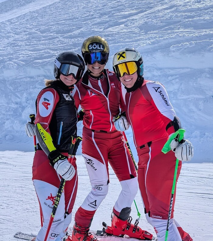 A strong team: Rädler, Ager, Egger (from left).