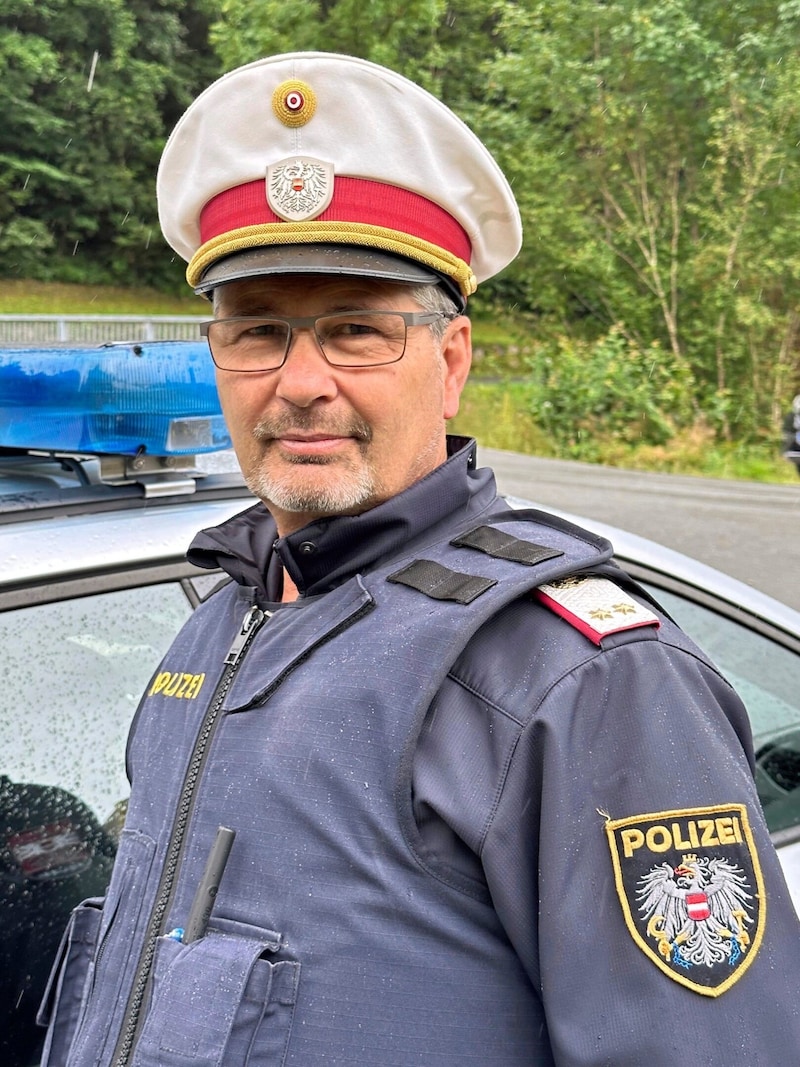 Christian Krug as post commander, in Kitzbühel he worked in several inspections. (Bild: zoom.tirol)