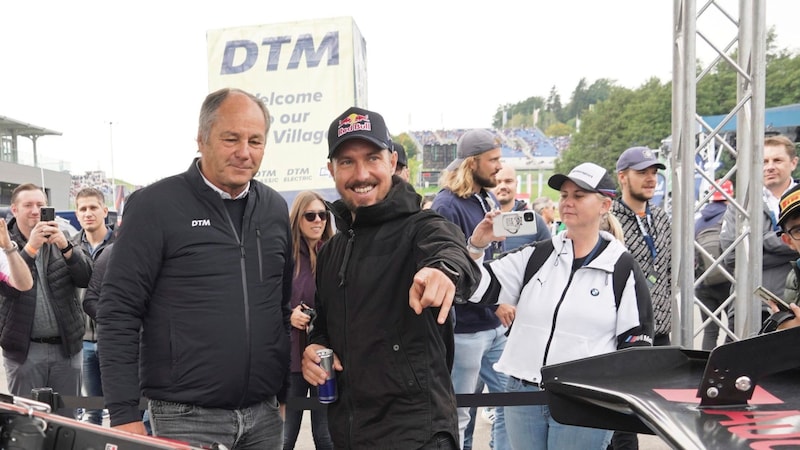 Gerhard Berger (hier mit Marcel Hirscher) führte die DTM in ihre Zukunft (Bild: Pail Sepp/Sepp Pail)