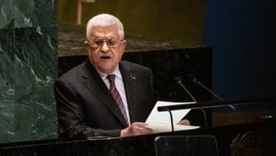 Der palästinensische Präsident Mahmoud Abbas in New York (Bild: AFP/Getty Images/Stephanie Keith)