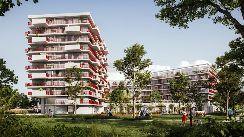 Mehr als 5500 neue Gemeindewohnungen sind übergeben, in Bau oder in vertiefter Planung. Bis zum Jahr 2030 sollen in Wien insgesamt 22.200 geförderte Wohnungen entstehen. (Bild: Idealsearch)