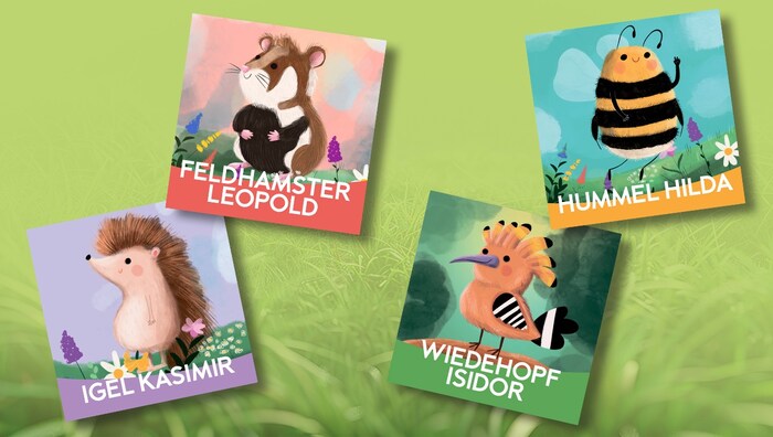 Feldhamster Leopold und seine Frende erleben in den Tonies-Geschichten spannende Abenteuer.