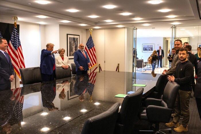 Trump was much milder than in previous days.