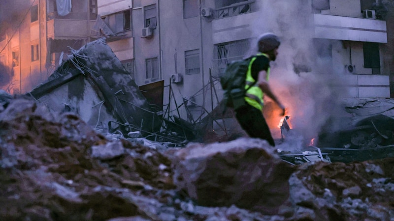 Picture of devastation at the impact site (Bild: AFP/Ibrahim AMRO)