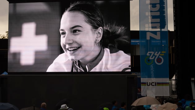 The 18-year-old Muriel Furrer had a serious crash at the World Cycling Championships and died of her injuries. (Bild: Copyright 2024 The Associated Press. All rights reserved)