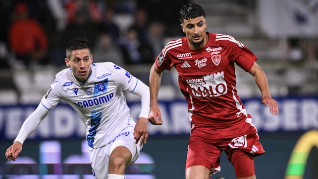 Stade Brest lose their next game in Ligue 1. (Bild: APA/AFP/ARNAUD FINISTRE)