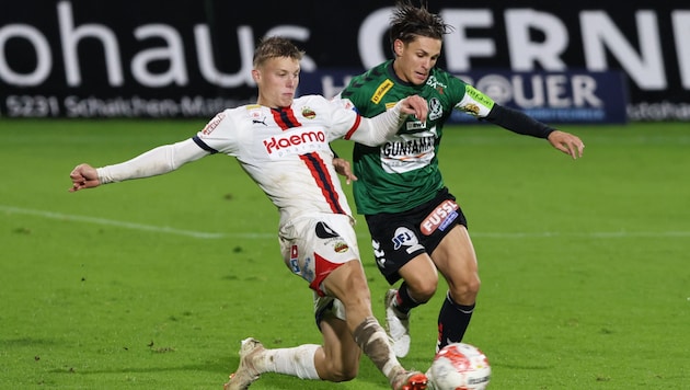 Ried had to admit defeat to Rapid II. (Bild: GEPA/GEPA pictures)