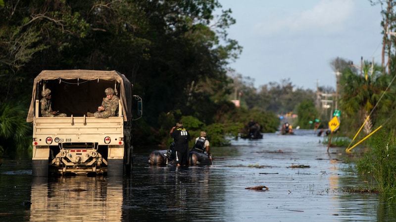 Behörden warnen vor weiteren Extremregenfällen. (Bild: Getty Images/Sean Rayford)