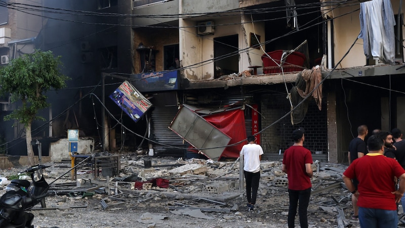 The residents are stunned. (Bild: APA/AFP/ANWAR AMRO)