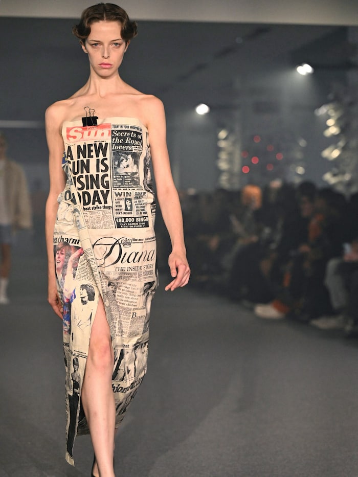 There were plenty of unusual looks to admire on the Vetements catwalk.