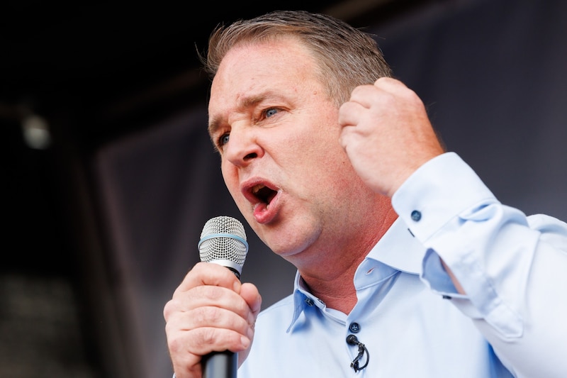 Andreas Babler fuhr das schlechteste Ergebnis für die Sozialdemokraten in der 2. Republik ein. (Bild: APA/FLORIAN WIESER)