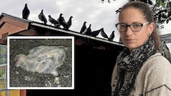 Tanja Loicht (rechts) will keine Stadttauben mehr leiden sehen.