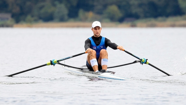 Lukas Reim gewann am Wallersee den Landesmeistertitel. (Bild: Tröster Andreas/ANDREAS TROESTER)