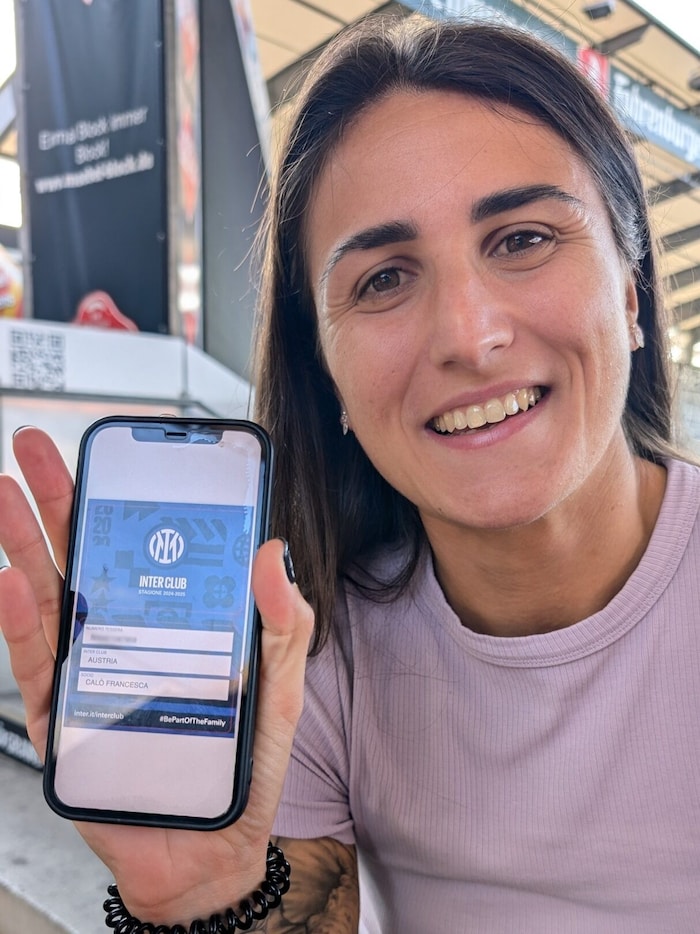 Francesca Horvat-Calò has been an official member of Inter Milan since July.