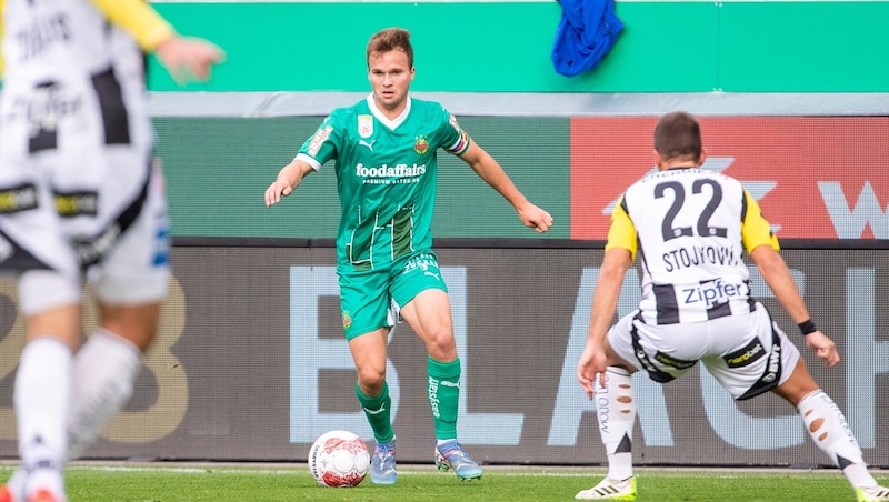 Rapid captain Matthias Seidl also made the leap to the Bundesliga via the lower soccer league. (Bild: GEPA/GEPA pictures)