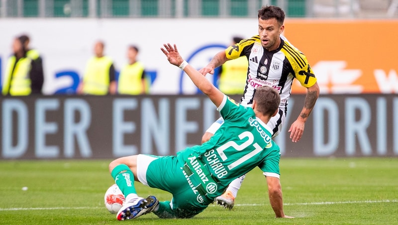 Rapid traf am Samstag auf den LASK. (Bild: GEPA/GEPA pictures)