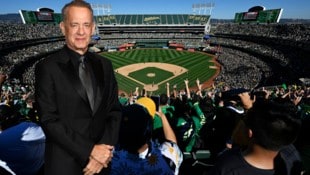 Zum letzten Spiel der Oakland A’s kamen fast 47.000 Fans ins „Coliseum“. Tom Hanks ärgert der Abschied. (Bild: Getty Images/Eakin Howard, APA/AFP/VALERIE MACON)