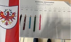 Elf Listen bzw. Parteien standen zur Auswahl.
