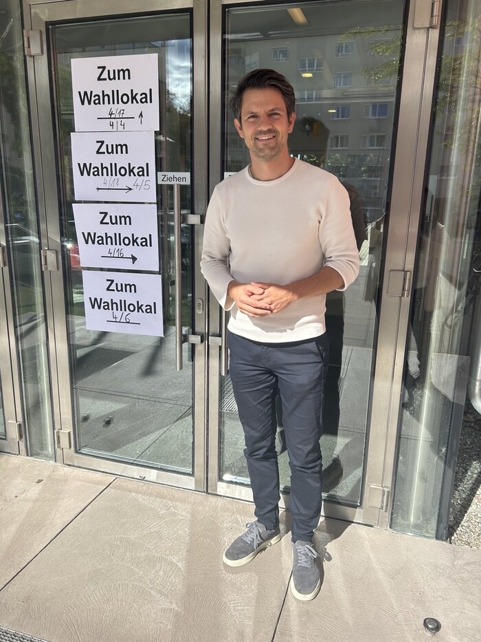 Jakob Schwarz (Grüne) wählte in Lend