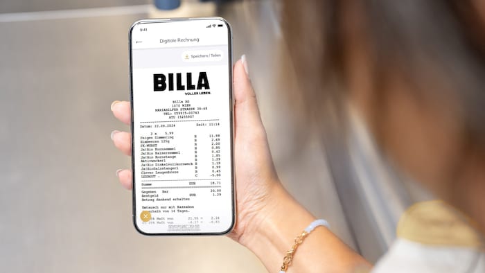 Mitglieder des jö Bonus Club können ihre Rechnungen künftig digital über die jö äpp erhalten.