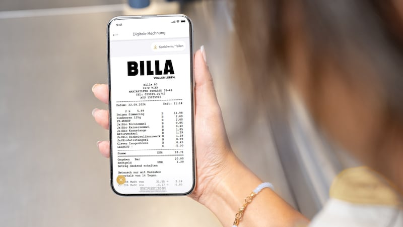Members of the jö Bonus Club will be able to receive their invoices digitally via the jö äpp in future. (Bild: Robert Harson)