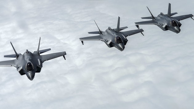 F-35 fighter jets from the US manufacturer Lockheed Martin (Bild: AFP/Cornelius Poppe)