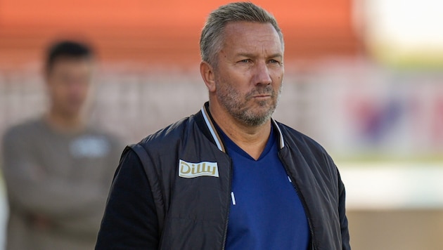 Hartberg coach Manfred Schmid can be satisfied. (Bild: GEPA pictures)