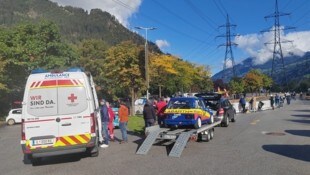 Der Einsatz nach dem Unfall im Zillertal.