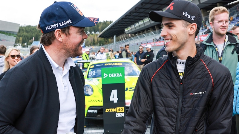 Walkner brought Preining luck before the race (Bild: GEPA/GEPA pictures)