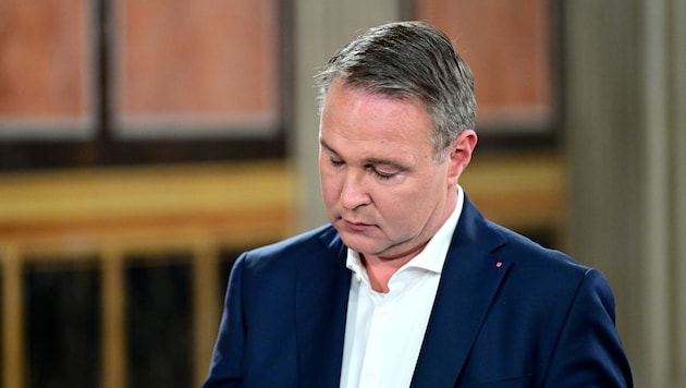 The Salzburg SPÖ is already counting on its federal party leader Andreas Babler. (Bild: APA/ROLAND SCHLAGER)