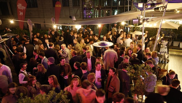 The pink election party at the MAK (Bild: Heinz Stephan Tesarek)