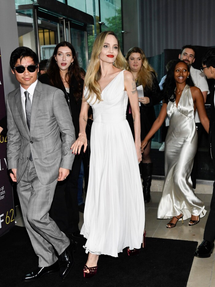 Angelia Jolie schwärmte bei der Premiere von „Maria“ von ihren Kindern.