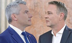 Karl Nehammer und Andreas Babler haben ein erstes Rendezvous.