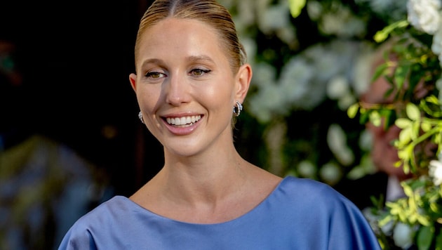 Prinzessin Maria-Olympia von Griechenland und Dänemark stahl auf der royalen Hochzeit von Theodora von Griechenland der Braut fast die Show. (Bild: picturedesk.com/Royal Press Europe / Action Press )