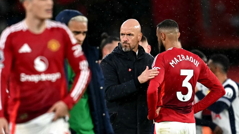 Erik ten Hag steht mächtig unter Druck. (Bild: AFP/APA/Paul ELLIS)