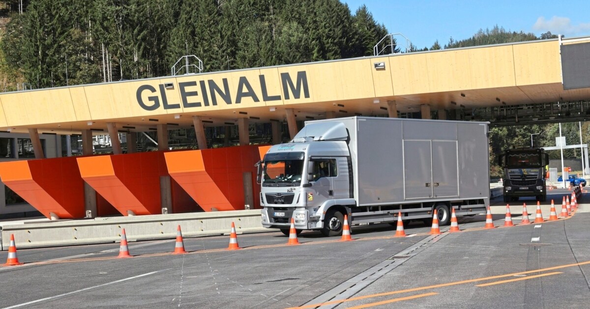 Nun ist Bosruck dran - Mautstelle Gleinalm fertig, neue Baustelle ...