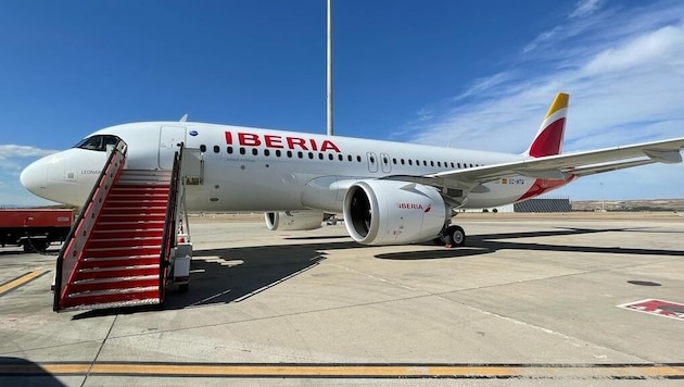 The Spanish airline Iberia is offering direct scheduled flights from Tyrol to the Spanish capital Madrid for the first time. (Bild: Iberia)