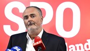 Landeshauptmann Hans Peter Doskozil betrachtet das schlechteste Wahlergebnis seiner Partei auf ...