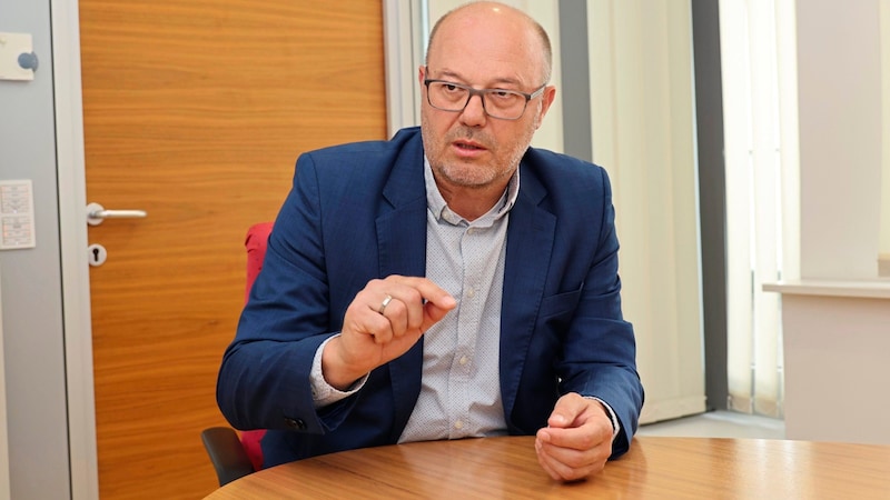 Josef Harb, Chairman of the Regional Committee of the ÖGK Styria. (Bild: Jauschowetz Christian/Christian Jauschowetz)